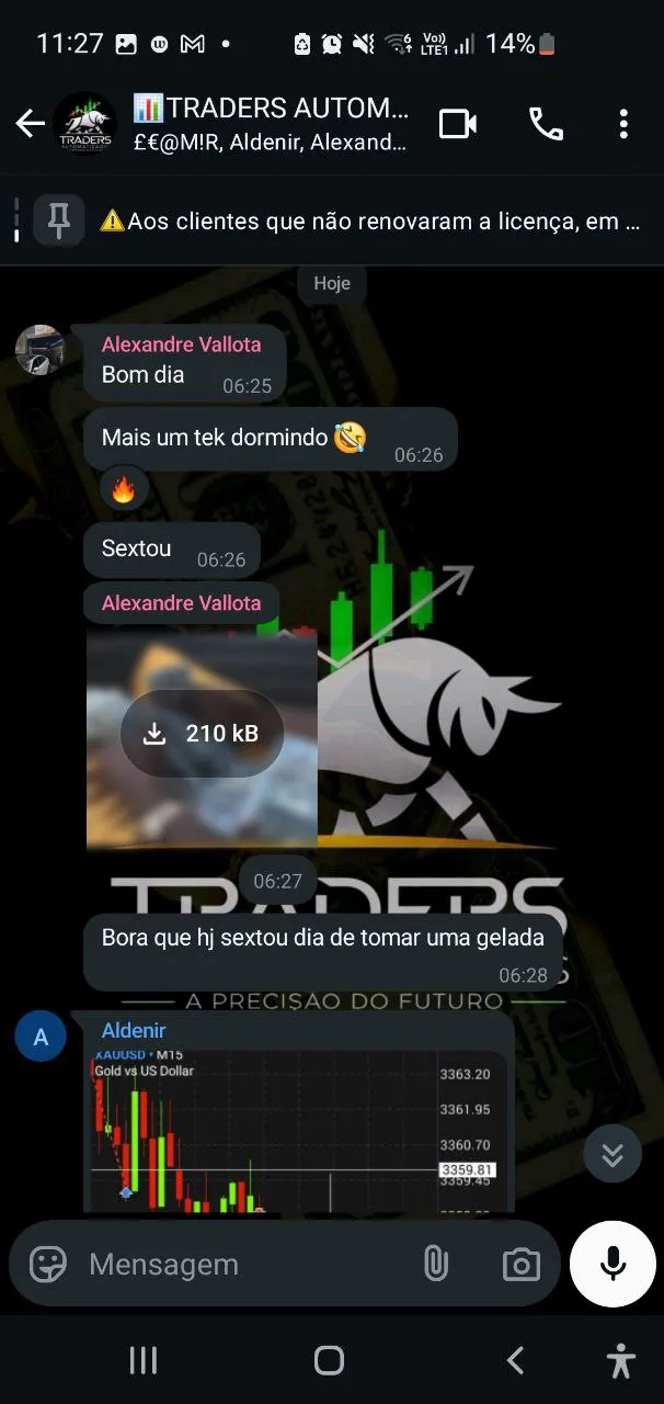 Depoimento real de cliente da Traders Automatizados sobre o CYCLEFX PRO 06
