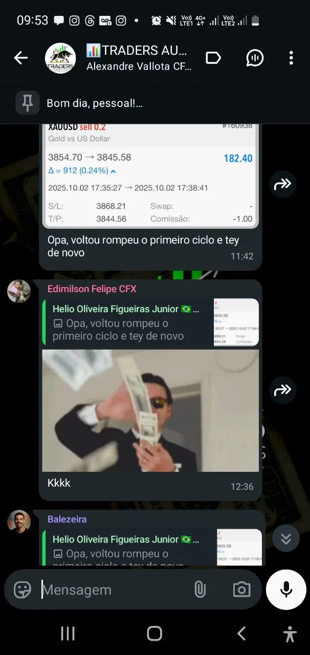 Depoimento real de cliente da Traders Automatizados sobre o CYCLEFX PRO 26